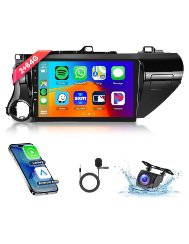 Estéreo de Coche Hodozzy 10.1" para Toyota Hilux 2015-2020