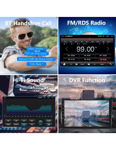 Estéreo de Coche Hodozzy 10.1" para Toyota Hilux 2015-2020 Estéreo de Coche Hodozzy 10.1" para Toyota Hilux 2015-2020