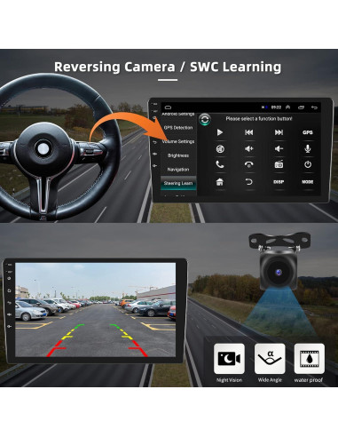 Estéreo de Coche Hodozzy 10.1" para Toyota Hilux 2015-2020