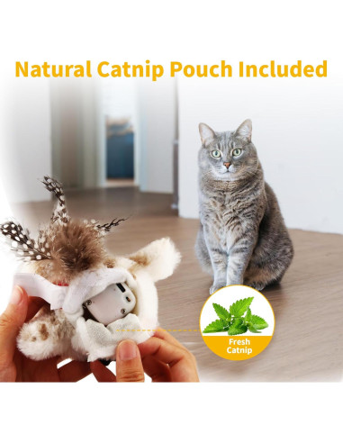 Juguete Interactivo para Gatos GiGwi Príncipe y Princesa Catnip