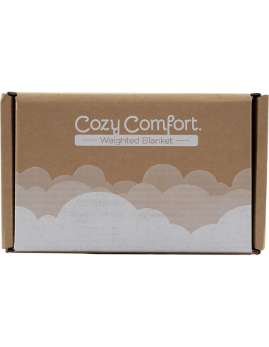 Manta con peso Cozy Comfort 91x142 cm azul 2.72 kg