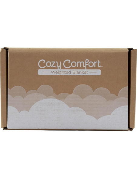 Manta con peso Cozy Comfort 91x142 cm azul 2.72 kg