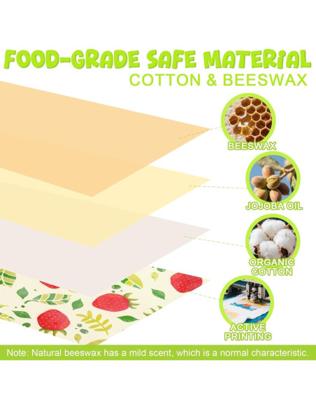 Juego de 4 Cubiertas de Tazón Reutilizables Jiet 15-30 cm