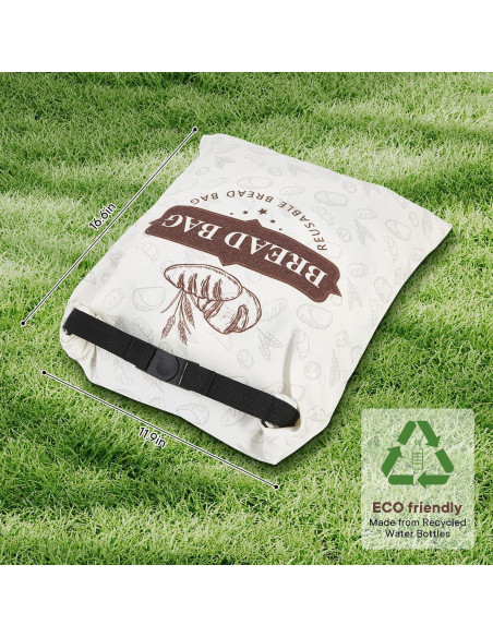 Bolsa de Almacenamiento para Pan Prcivr Grande 42x32cm Lavable