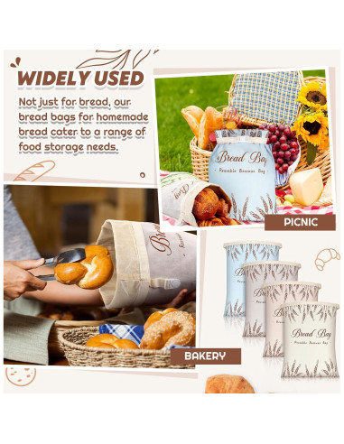 4 Bolsas de Pan de Cera de Abeja Bulyoou 33x43 cm Reutilizables