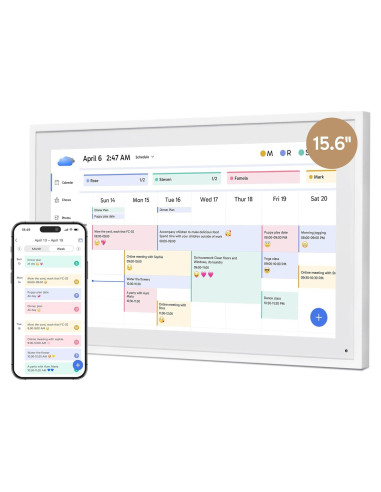 Calendario Digital 15.6" Dragon Touch - Pantalla Táctil FHD
