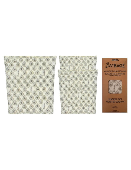 Bolsas de Almacenamiento de Cera de Abeja BeeBAGZ - 3 Piezas Bolsas de Almacenamiento de Cera de Abeja BeeBAGZ - 3 Piezas