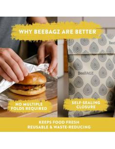 Bolsas de Almacenamiento de Cera de Abeja BeeBAGZ - 3 Piezas 2