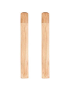 Estuche de Viaje de Bambú 2PCS para Cepillo de Dientes