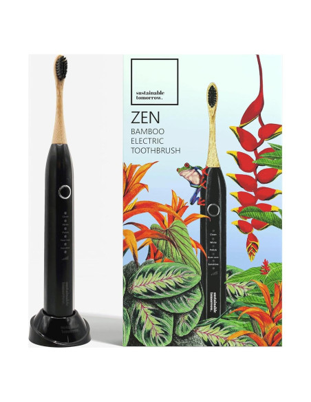 Cepillo de Dientes Eléctrico Zen Bamboo Inalámbrico Recargable