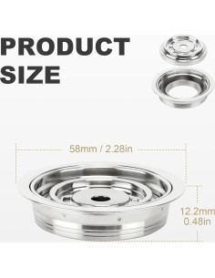 Adaptador de cápsula de café Feilifan para Nespresso Vertuo 80 ml 2