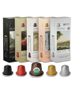 Cápsulas de Espresso Café Romano Orgánico 100 Unidades Nespresso