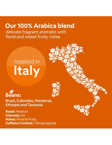 Cápsulas Compostables Woken para Nespresso - 60 Cáp. Espresso Italiano