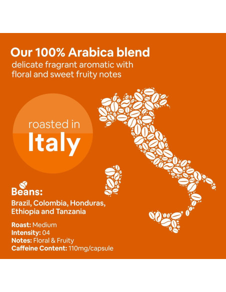 Cápsulas Compostables Woken para Nespresso - 60 Cáp. Espresso Italiano