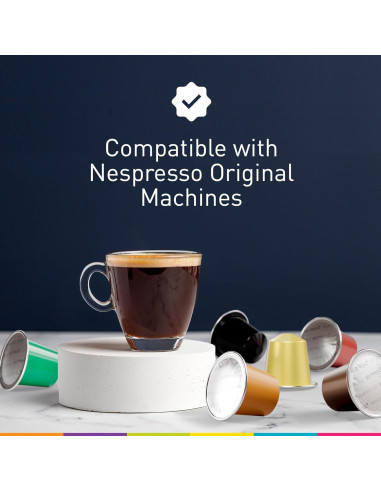 Cápsulas de Espresso Café Romano Orgánico 100 Unidades Nespresso