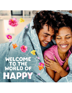 Gain Suavizante de Tela Happy 130 Hojas - 3X Frescura 2