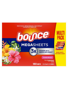 Hojas para Secadora Bounce Mega Flor de Paraíso 180 Unidades