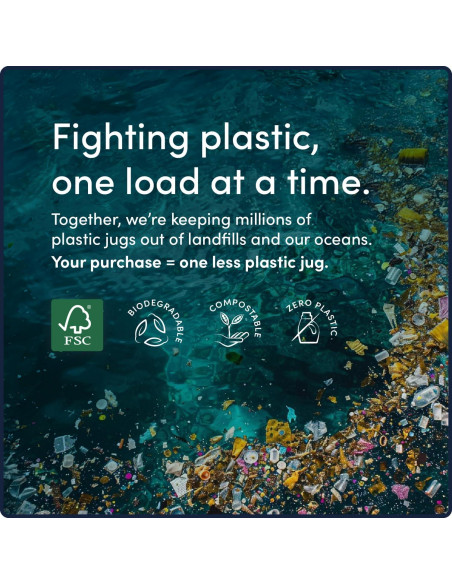 Hojas de detergente ecológicas Good Laundry 60 cargas lavanda