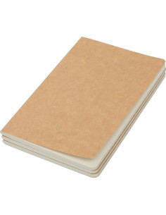 Paquete de 3 Cuadernos de Viaje TWONE A5 Kraft 120 Páginas 2