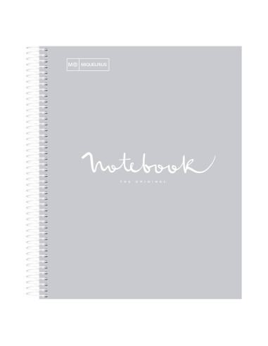 Cuaderno Espiral Miquel Rius 28x21.6 cm Rayado 80 Hojas