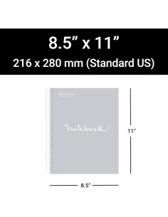 Cuaderno Espiral Miquel Rius 28x21.6 cm Rayado 80 Hojas 2