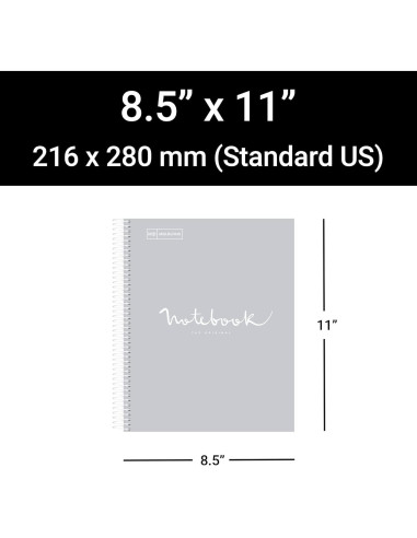 Cuaderno Espiral Miquel Rius 28x21.6 cm Rayado 80 Hojas