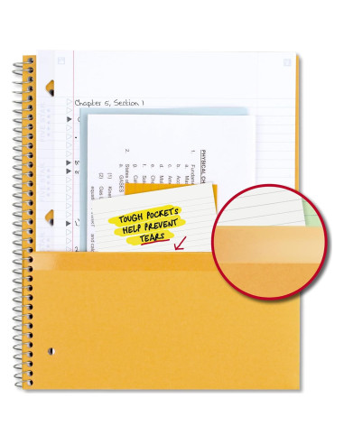 Cuaderno Espiral Five Star 3 Asignaturas 150 Hojas Azul