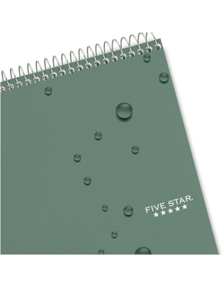 Cuaderno Espiral Five Star 1 Asignatura 100 Hojas Verde