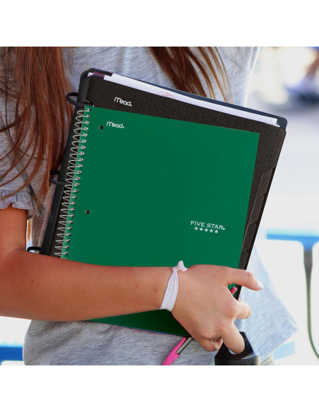 Cuaderno Espiral Five Star 3 Materias 150 Hojas Verde