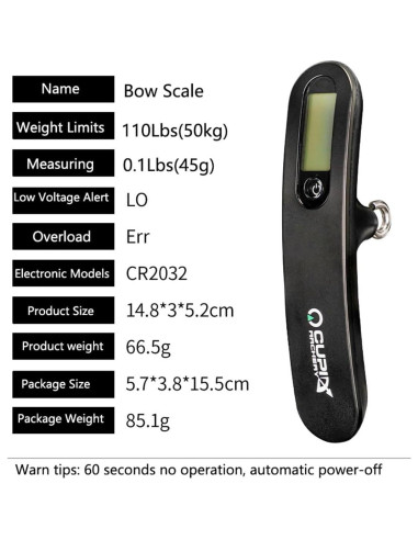 Balanza Digital de Arco FUNTRESS BSC 49.9 kg Precisa