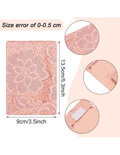 Carteras de Sujetador Ocultas Saintrygo 2 Pcs Rosa Negro 2