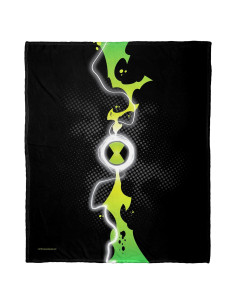 Manta de Toque de Seda Ben 10 Northwest 127x152 cm Poder Alienígena