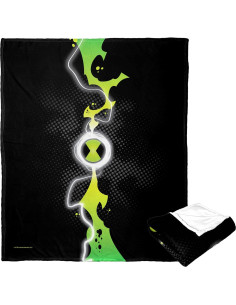 Manta de Toque de Seda Ben 10 Northwest 127x152 cm Poder Alienígena 2