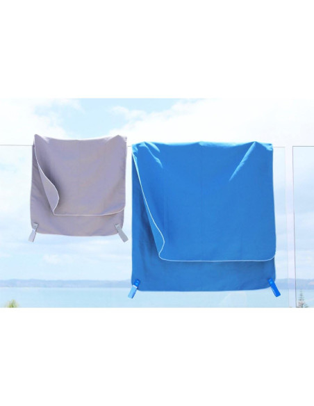 Toalla Super Maneuver XL Marino Microfibra Suede Secado Rápido