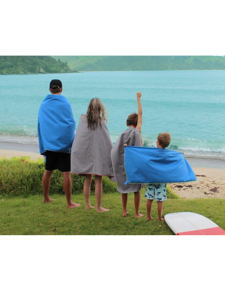 Toalla Super Maneuver XL Marino Microfibra Suede Secado Rápido