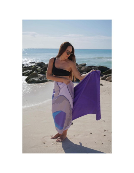 Toalla de Playa Microfibra Quintaelios 160x89 cm Secado Rápido Toalla de Playa Microfibra Quintaelios 160x89 cm Secado Rápido