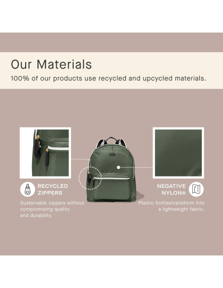 Mochila Plegable Paravel Verde Safari 15L Nylon Resistente