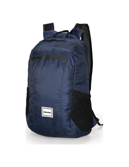 Mochila de Senderismo Plegable 15L Azul Oscuro Unisex