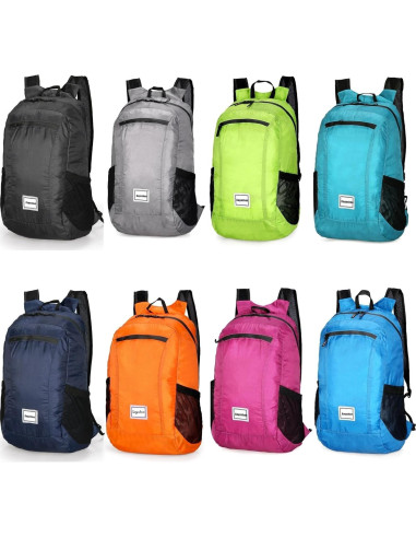 Mochila de Senderismo Plegable 15L Azul Oscuro Unisex