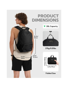 Mochila de Senderismo Plegable WATERFLY 20L Unisex 2