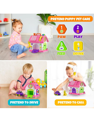 Juguetes Montessori Interactivos Cymy para Niñas 1-2 Años