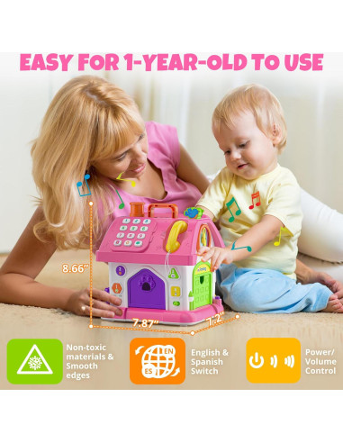 Juguetes Montessori Interactivos Cymy para Niñas 1-2 Años