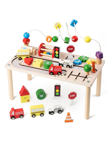 Mesa de Actividades Montessori KDSFT 8 en 1 para Bebés