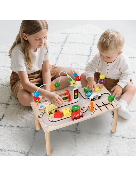 Mesa de Actividades Montessori KDSFT 8 en 1 para Bebés