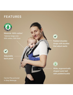 Portabebés Stokke Limas Carrier Flex Verde Glaciar 0-20 kg 2