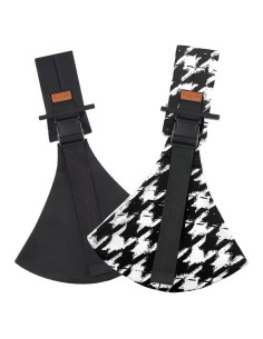 Fular Portabebés Huefain Ergonómico Negro y Cuadros 0.52 kg