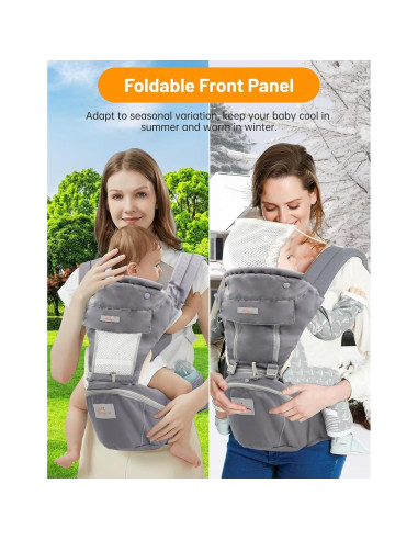 Portabebés Mumgaroo 6 en 1 Ajustable para Bebés y Niños