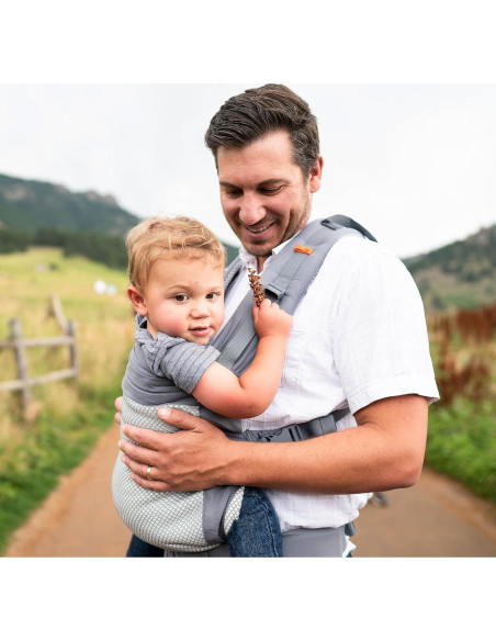 Portabebés Beco Gris Oscuro - Transpirable Malla 3D 9-27 kg