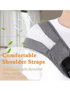 Portabebés Ajustable Gris - Para Niños de 6 a 48 Meses, 25 kg 2