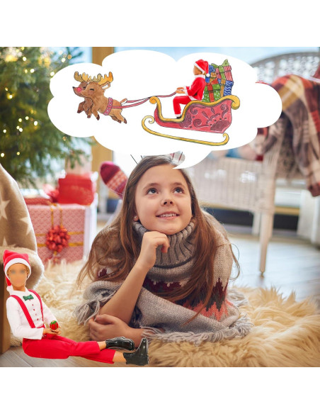 Disfraz de Navidad Miunana para Muñeco 30.48 cm 17 PCS